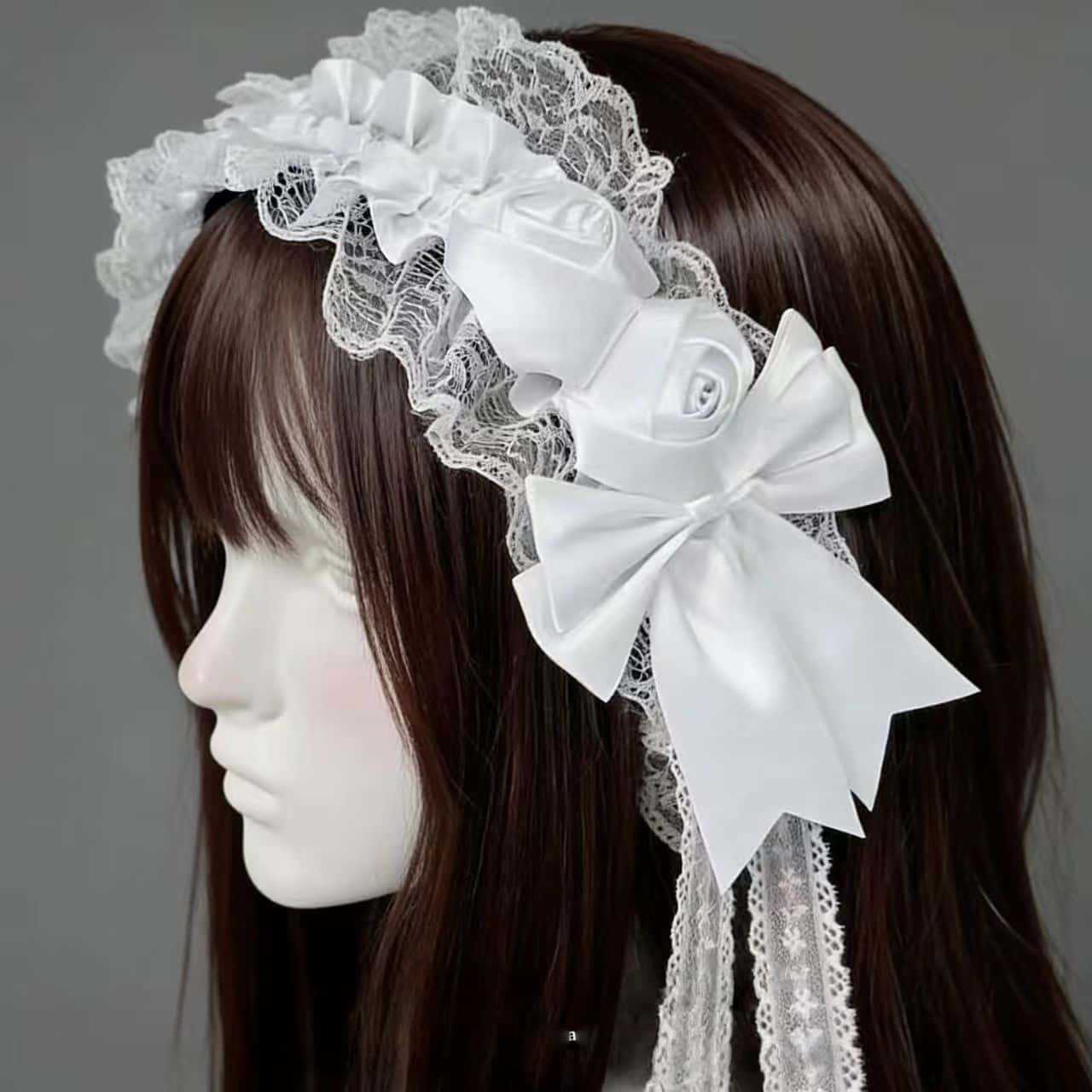 Tassel Fringe Trim - Готические кружевные повязки на голову в