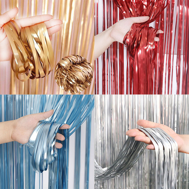 Tassel Fringe Trim - 1 сумка, 2 метра, фольга, бахрома,