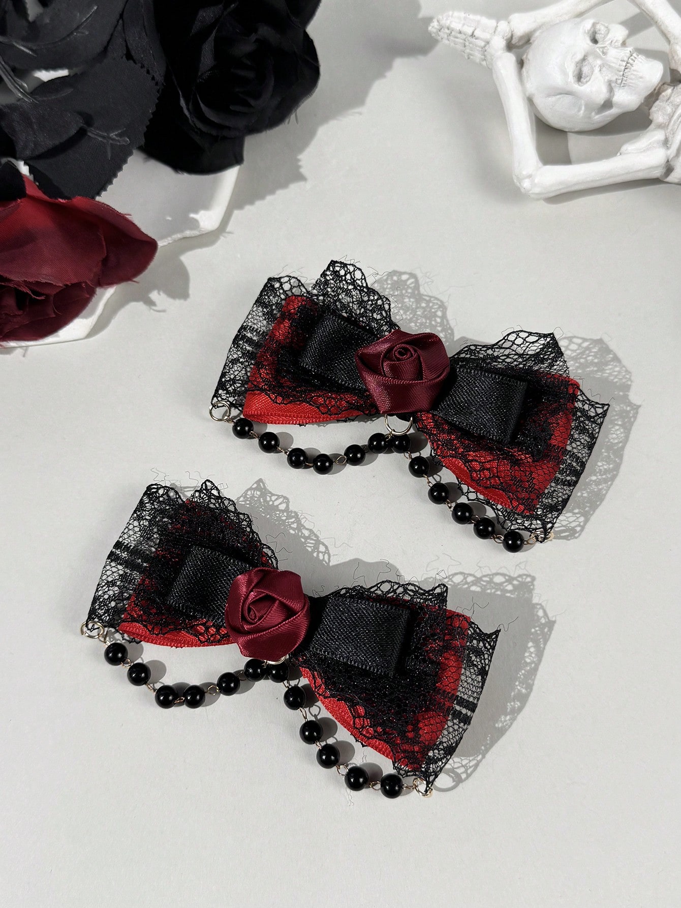 Женская заколка для волос в го – обзор и цена Lace Ribbon Trim