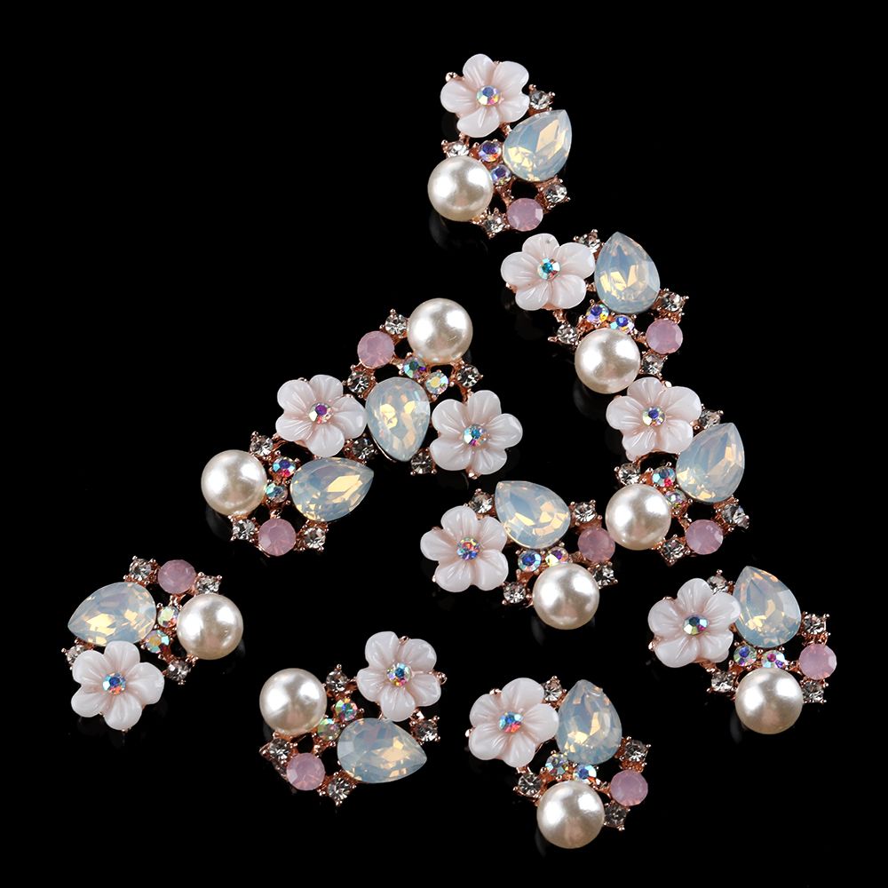 10 шт. декоративных пуговиц дл – обзор и цена Sew On Rhinestone
