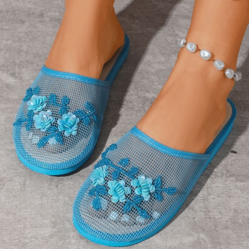 Повседневные сандалии с цветоч – обзор и цена Embroidery Embellishments