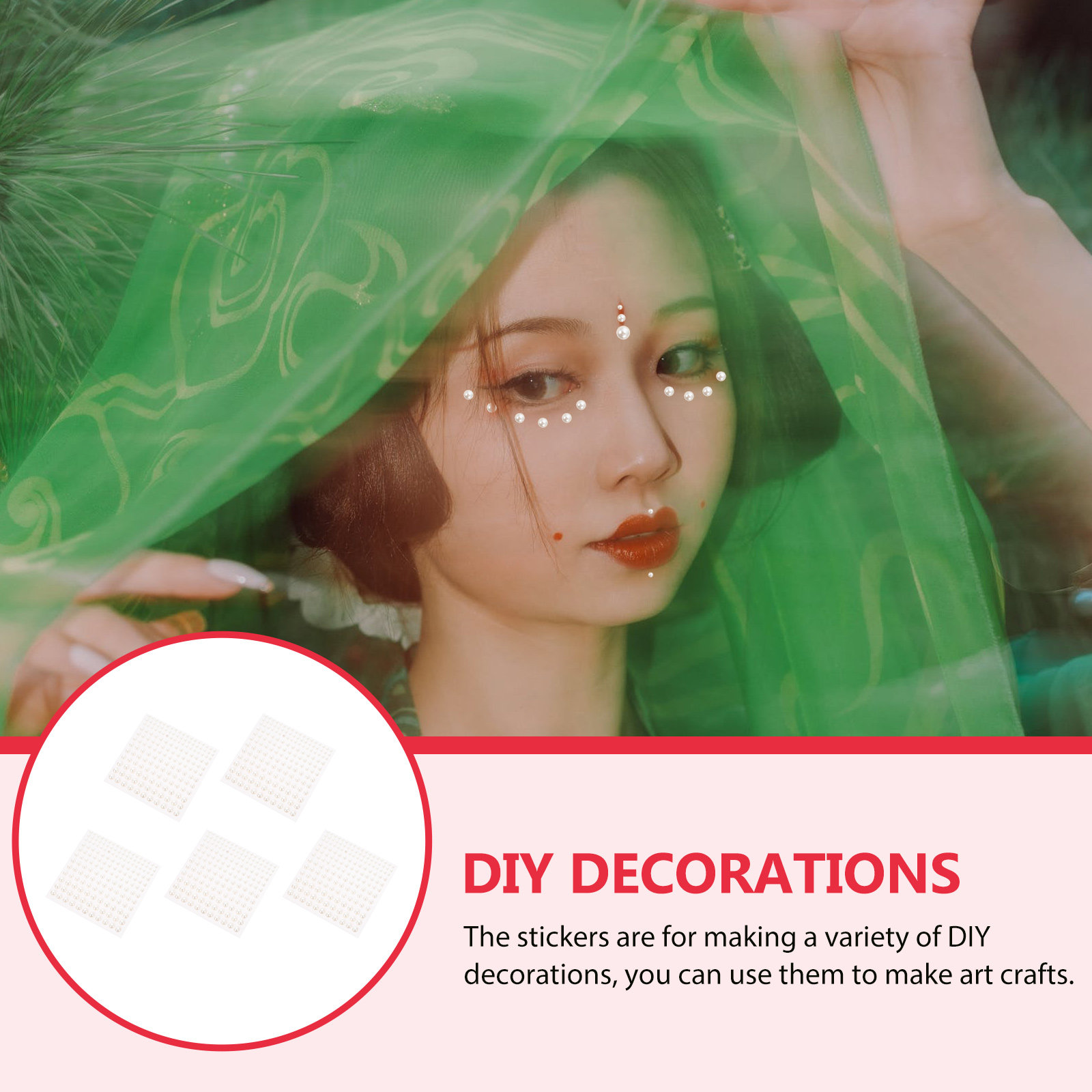 5 шт. жемчужные наклейки для л – обзор и цена Craft Embellishment