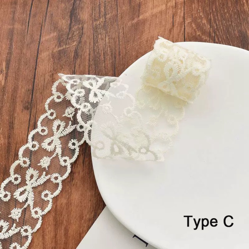 5 ярдов чистой хлопковой тесьм – обзор и цена Lace Ribbon Trim