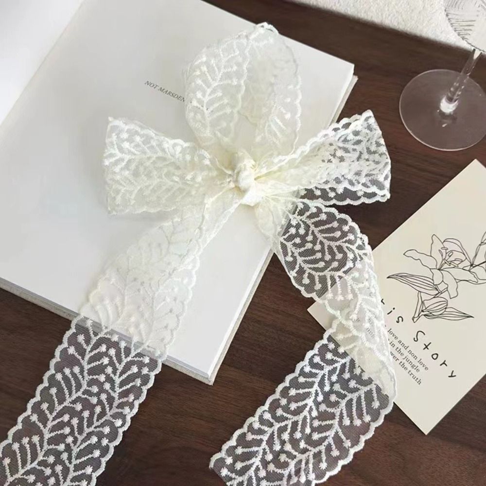 5 ярдов чистой хлопковой тесьм – обзор и цена Lace Ribbon Trim