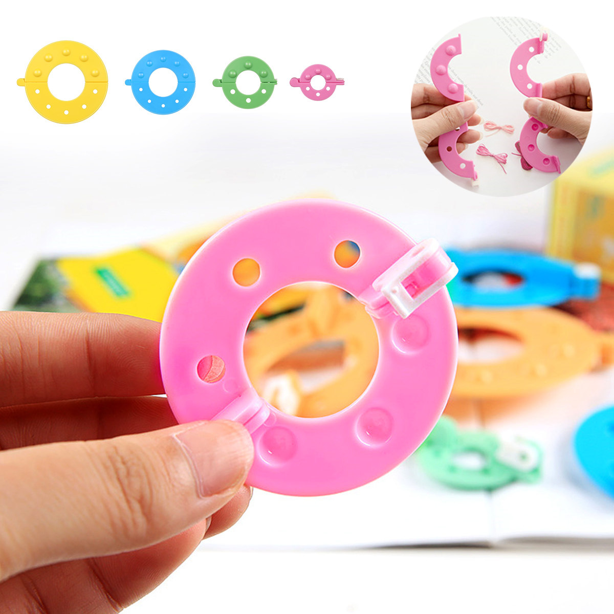 Набор из 8 инструментов для из – обзор и цена Pom Pom Maker Tool