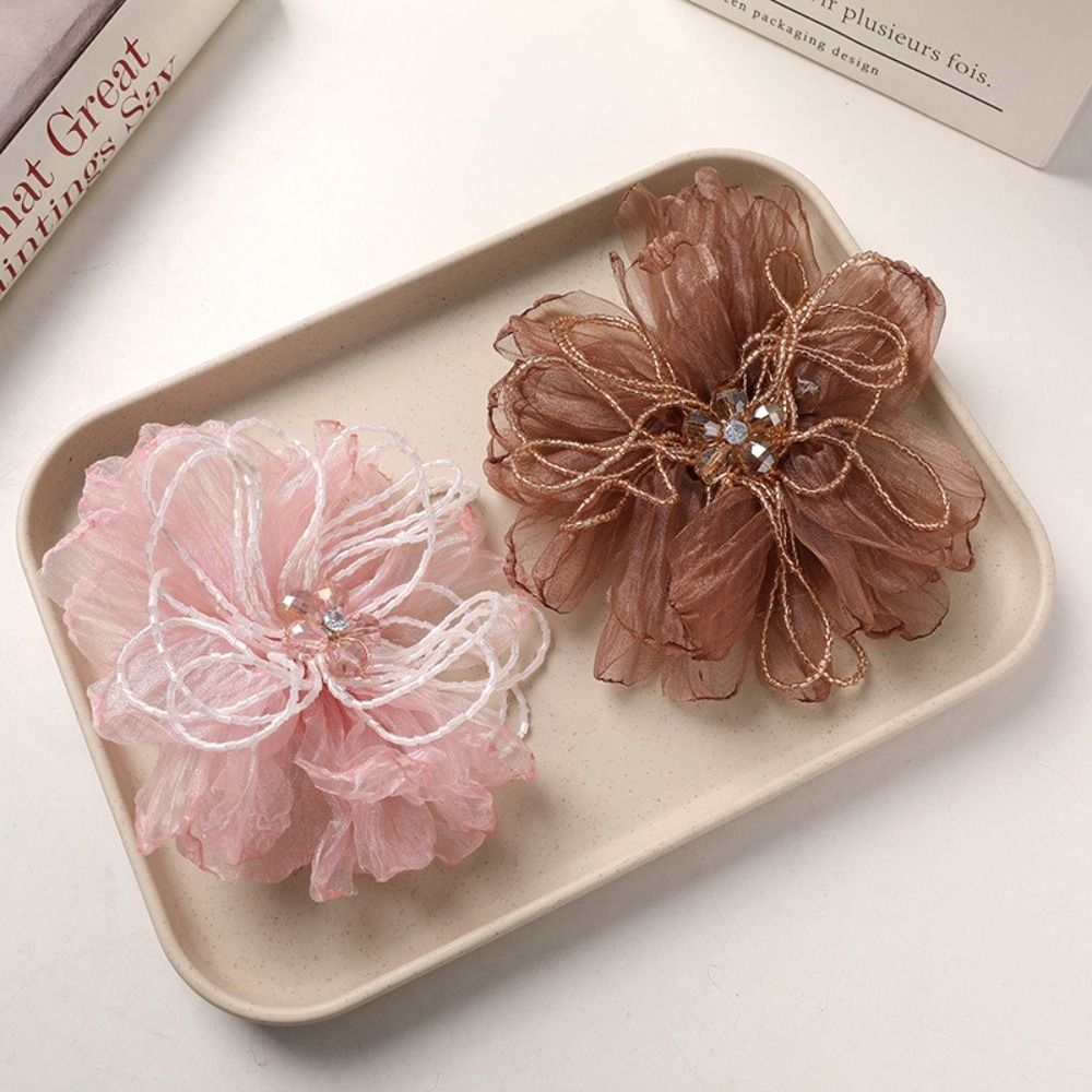 Цветочная нашивка из органзы,  – обзор и цена Applique Patch Flower